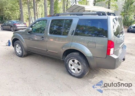 2007 Nissan Pathfinder Se из США, поврежденный, VIN 5N1AR18W57C615446